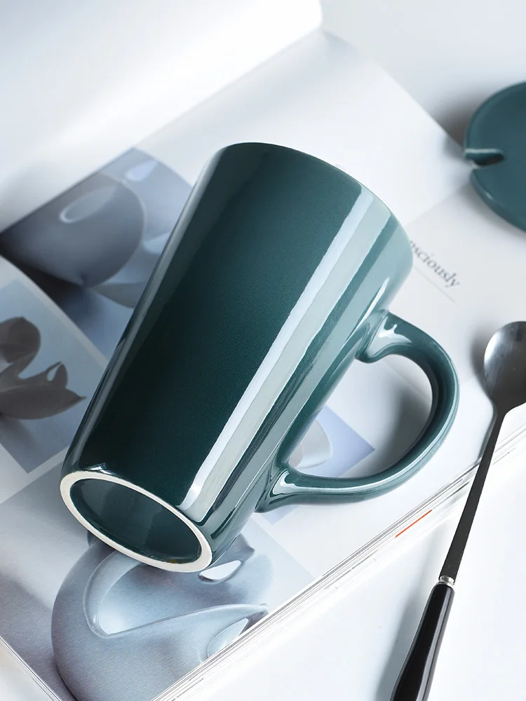 

North-Europe Ins Ceramic with Couple Cup Home Gradually Changes Coffee Cups and Mugs