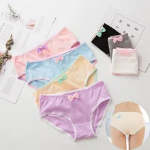 Сексуальное нижнее белье с низкой талией, женские хлопковые трусы ярких цветов, нижнее белье
