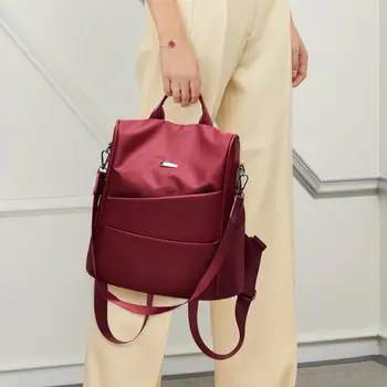 

Women’s Oxford Waterproof Backpack Lady Large Capacity Rucksack Female Travel Shoulder Bag Girls Students School Bags