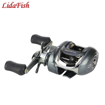 

Baitcasting Reel 12+1 Bearing Large Line Capacity Lightweight Left-handed Right-handed Bait Casting Fishing Wheel
