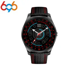 696 V10 Cerdas Menonton Android Pedometer Heart Rate Tracker Pencahayaan Sport Men Smartwatch untuk IOS Andriod Telepon Kamera Watch (Cina)