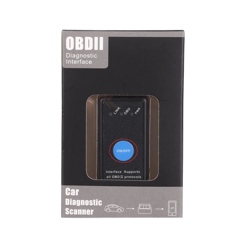 OBD2 сканер Bluetooth 4,0 OBD 2 Ii считыватель iOS диагностический инструмент автоматического сканирования код автомобильный гаджет аксессуары с переключателем