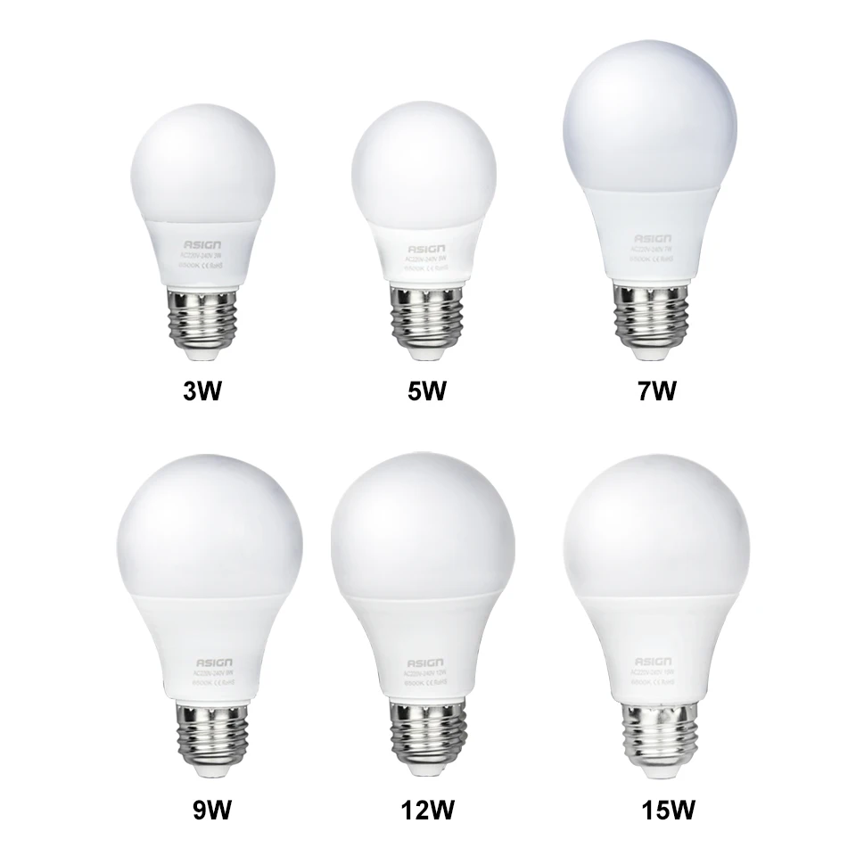 220 V Bombilla Led de potencia e27 SMD2835 Bombilla Led 3 W/5 W/7 W/9 W /12 W/15 W ahorro de energía Lampadine Led e27 blanco cálido/blanco frío 220 V Bombilla Led de potencia e27 SMD2835 Bombilla Led 3 W/5 W/7 W/9 W /12 W/15 W ahorro de energía Lampadine Led e27 blanco cálido/blanco frío