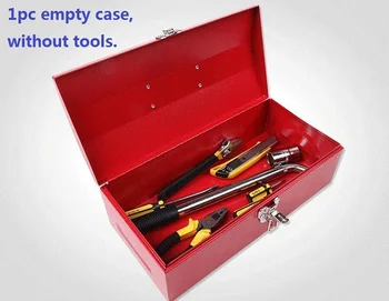

portable iron tool case rigging hardware box fine art package bag fishing tool, tire repair tools