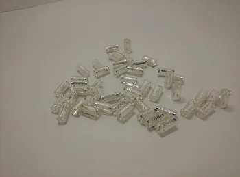 

500Pcs/Lot Silver Plated Hair Dreadlock Bead Cuff Clip free shipping Adjustable Hair Braid Cuff 7mm Dia.