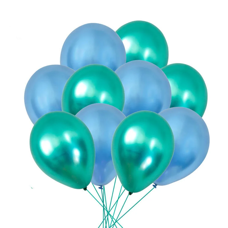 10 шт 12 дюймов конфетти металлик смешанные воздушные шары детский душ надувные шары для дня рождения свадьбы