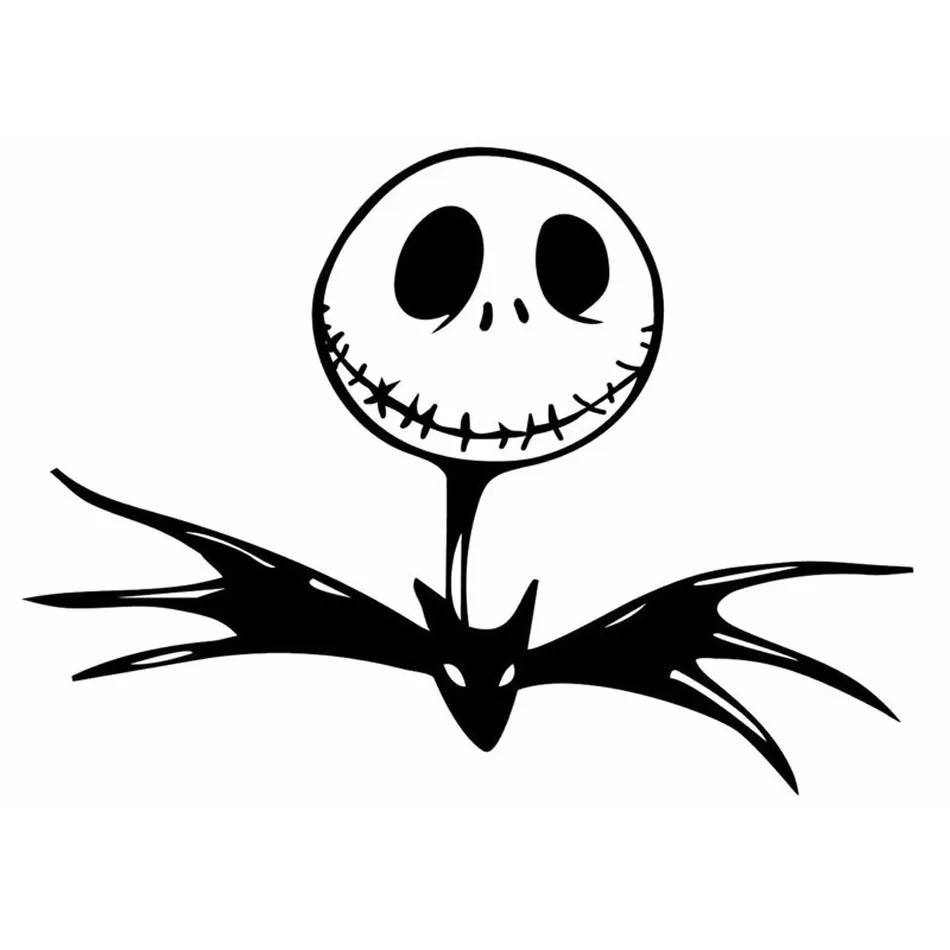 

Nightmare Before Christmas Car Sticker Bat Vinyl Car Styling Cool Car Body Decal Computer Cup Decor Art Poster W497