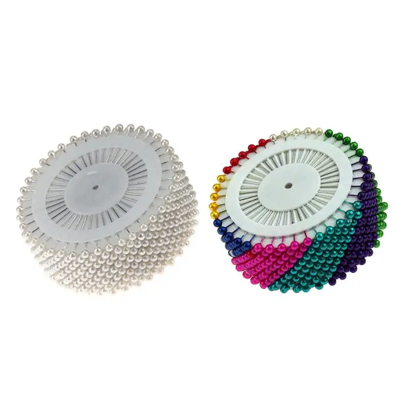 

30/480PCS Colorful Localization Needle Sewing Pins Round Pearl Straight Head Pins DIY Weddings Corsage Dressmaking Accessorie