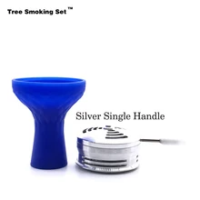 Caloud для Чичи силиконовая синяя чаша наргиле курительная трубка-кальян аксессуары Cachimba алюминиевый подарок Cazoleta TWAN0356