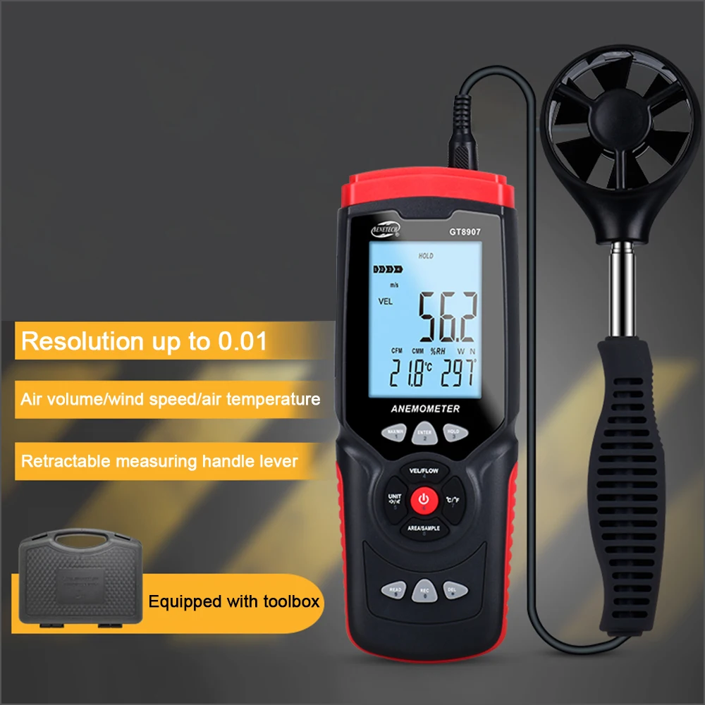 Tools Speed Measuring Instruments Anemometer Sensor Wind Meter