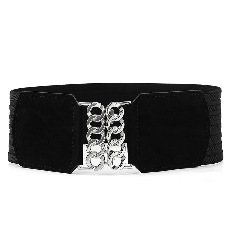 Новинка 2017 г. модный замшевый широкий эластичный ремень VOHIO ceinture homme luxe зима