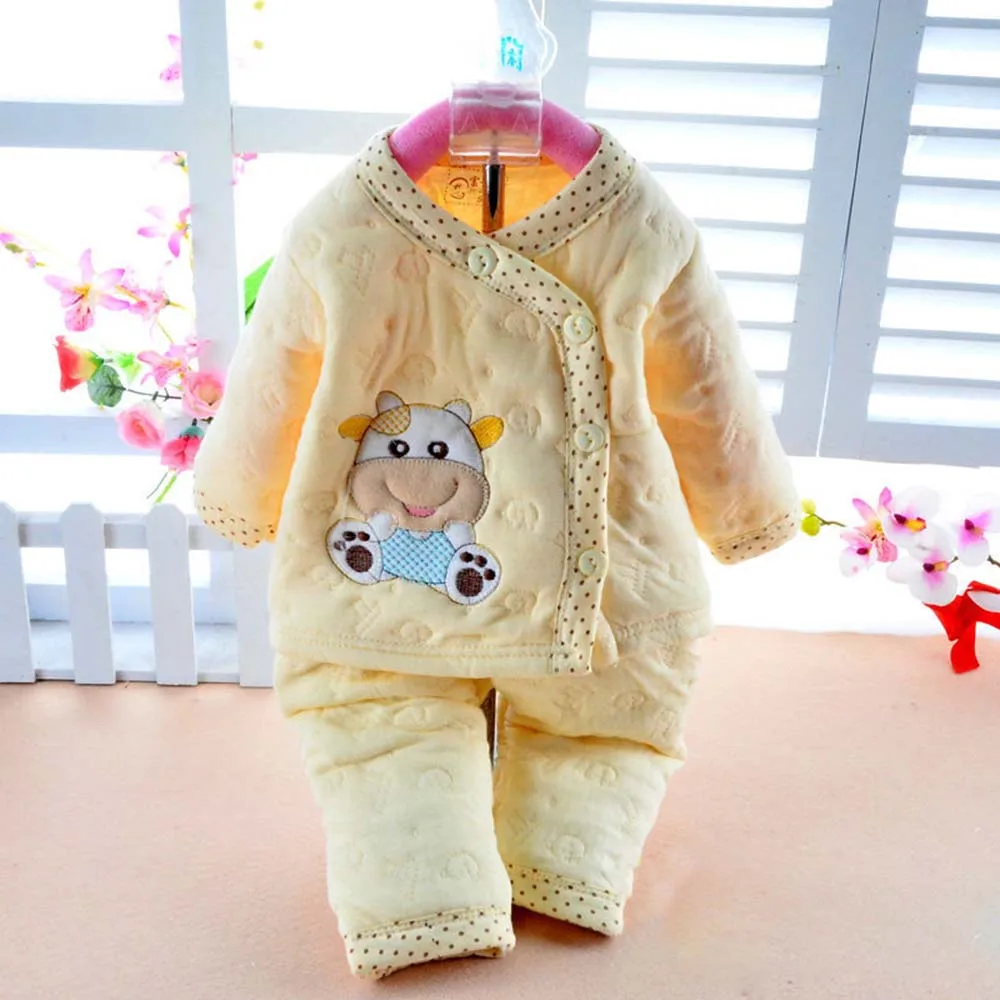 Newborn Baby Girls Clothes Winter Set Thermal Underwear Clothes