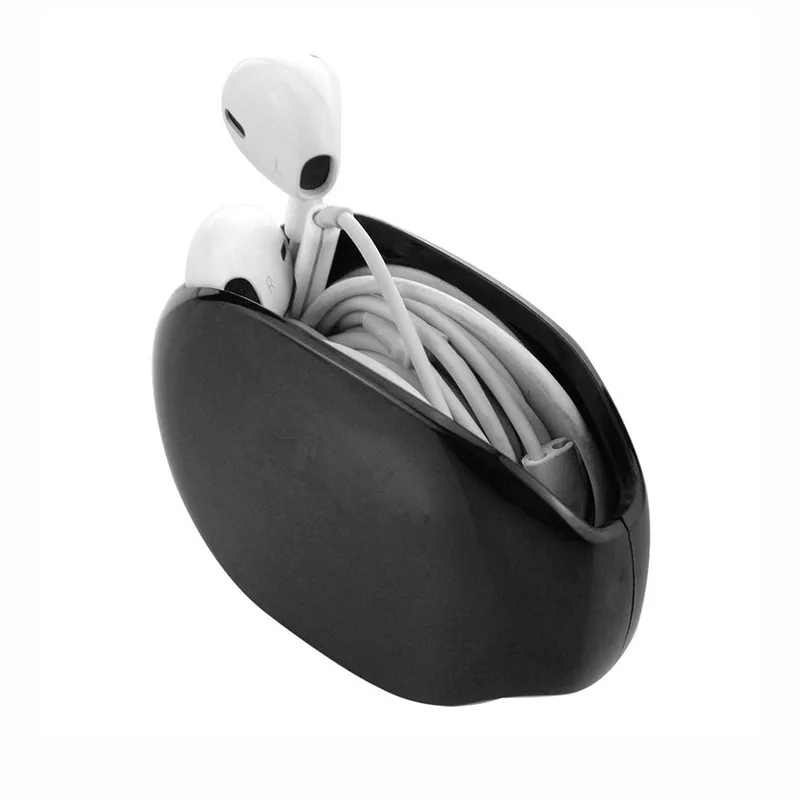

Solid Simple Cable Wire Cord Organizer Holder Winder Smart for Headphones USB Earphone Finisher Automatic Winder