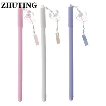 

Gel Pen 0.5mm Kawaii Wind Chimes Pendant Neutral Pens For School Girls Gift Writing Office Supplies Stationery Novelty