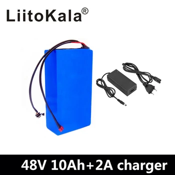 

LiitoKala 48V 10AH Electric bike battery 48V 500W 750W scooter Lithium ion battery 48V 10AH battery with 20A BMS 2A Charger