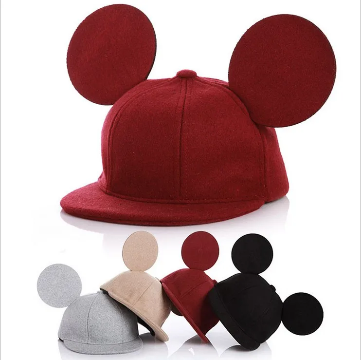 Prix pour Enfants Mignon Mickey Oreilles rouge laine chapeau et canard langue Chevalier équestre Enfants cavalier chapeau Casquettes de Baseball livraison gratuite Prix pour Enfants Mignon Mickey Oreilles rouge laine chapeau et canard langue Chevalier équestre Enfants cavalier chapeau Casquettes de Baseball livraison gratuite