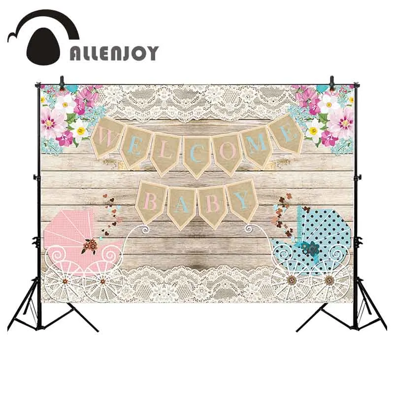 Allenjoy фон для фотосъемки с изображением дерева детской коляски фотосессия