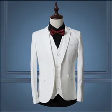 Высококачественный мужской строгий костюм из трех предметов, простой красивый свадебный костюм для жениха, костюм жениха(куртка+ штаны+ жилет