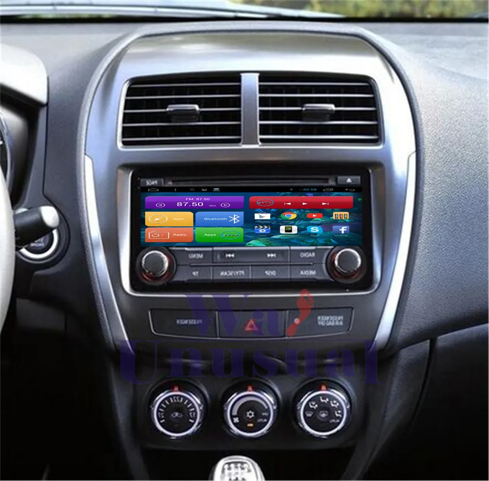 WANUSUAL 10 2 &quot4 ядра 16 г Android 6 0 gps навигации для Mitsubishi ASX 2010 2011 2012 2013 2014 2015 2016 2017 с BT WI FI|gps