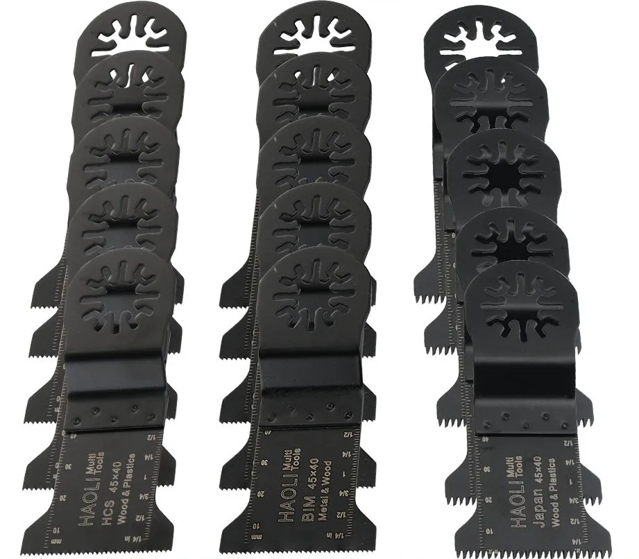 

15 PCS 45mm Oscillating Tools Saw Blades Accessories fit for Multimaster power tools as Fein, TCH,Dremel etc, FREE SHIPPING