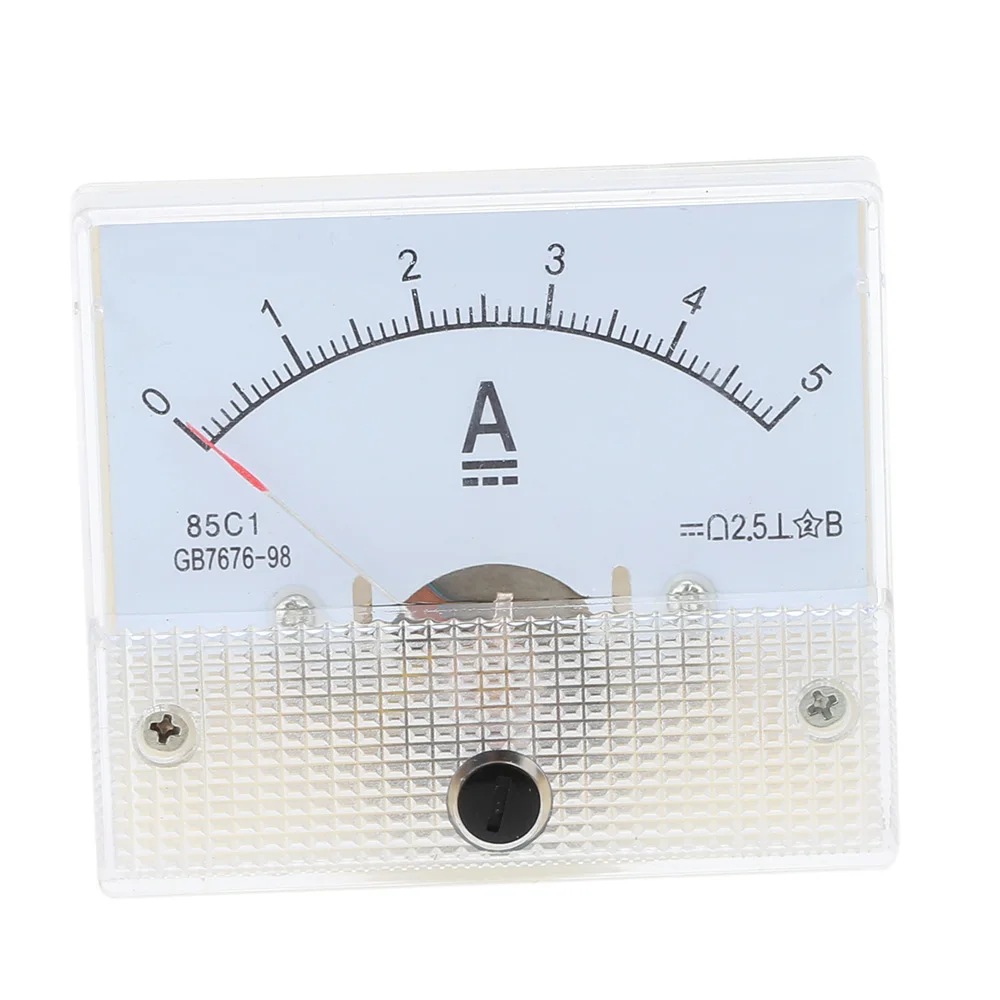 

DC 0-5A Mini Portable Analog Ampere meter Amperimetro Current Panel Tester For Experiment Or Home Use Ammeter