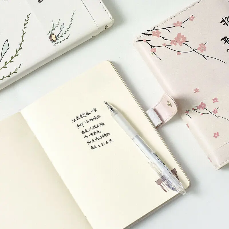 Китайский стиль креативный милый цвет страницы Ретро литературная девушка рука счета ноутбук