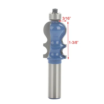 

1/2 Inch Shank Router Bit Carbide Woodworking Cutter Engraving Trimming Milling Cutter CNC Tool Bit