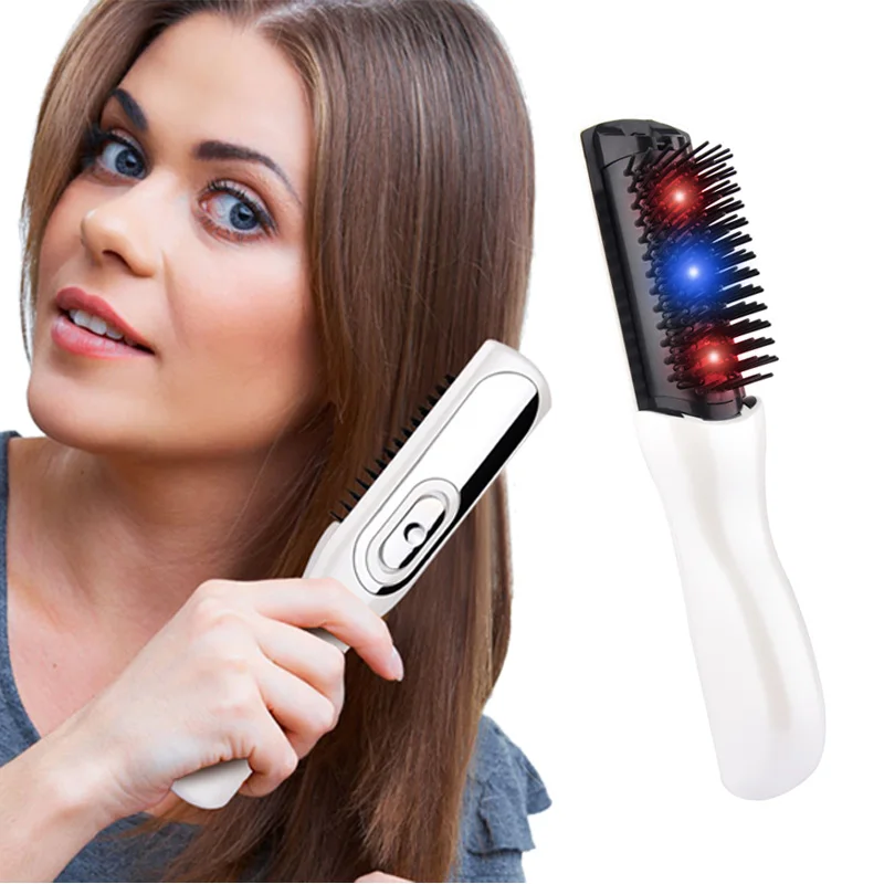 Kopen Elektrische Haar Hoofdhuid Laser Massage Kam Haarborstel Haargroei Infrarood Therapie Behandeling Anti haaruitval Kam