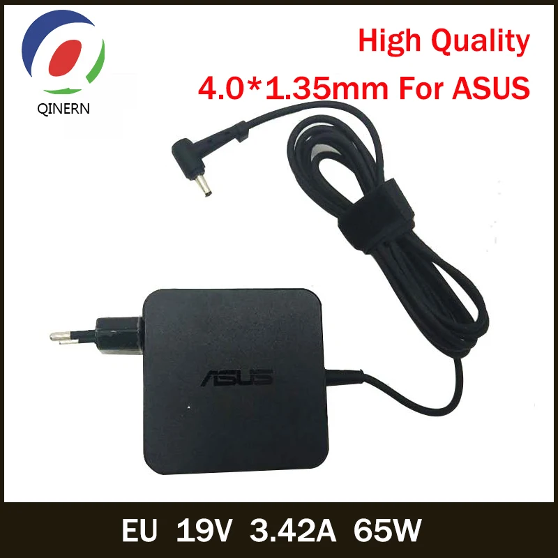 

QINERN EU 19V 3.42A 65W 4.0*1.35mm AC Laptop Charger Power Adapter For ASUS UX21A,UX31A,UX32A,UX32V Power Supply For ASUS Laptop