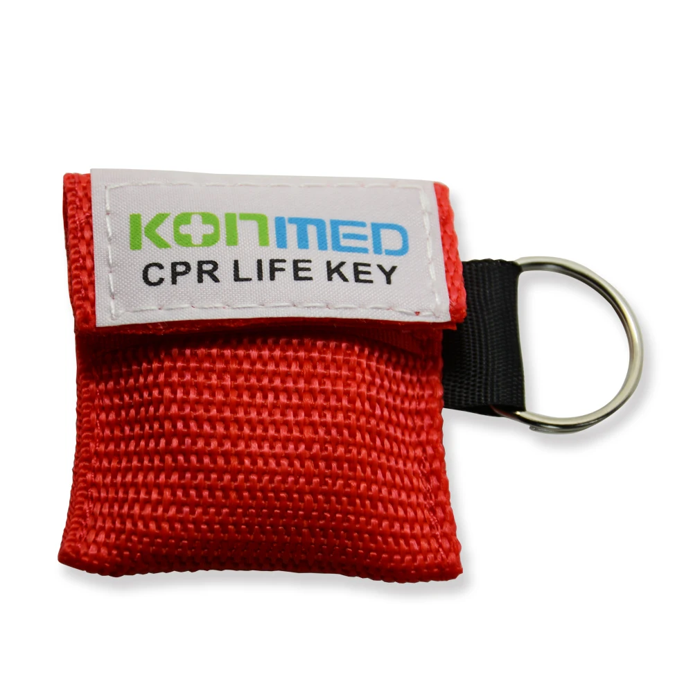 

200 Pieces CPR Face Shield Keychian 5 Colors Choosed