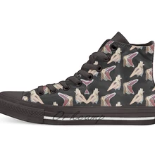 Это время для душа! Новинка; Повседневная парусиновая обувь черного цвета; обувь на заказ; Прямая