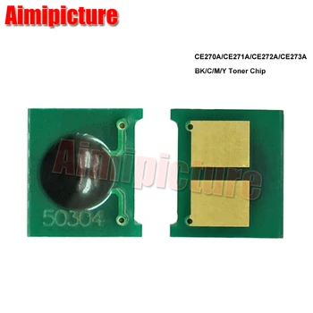 

CE270A CE271A CE272A CE273A Color Toner Cartridge Chip For HP Color LaserJet CP5520n CP5525n 5520 5525 Chip BK/C/M/Y 40pcs/lot