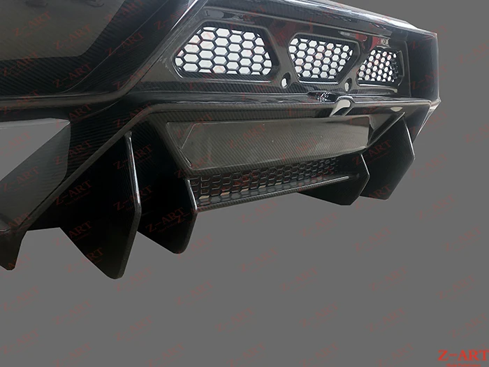 Z-ART NOVARA задний бампер для Lamborghini Huracan Тюнинг Комплект кузова для Lamboghini LP580 LP610 LP610 задний бампер из углеродного волокна