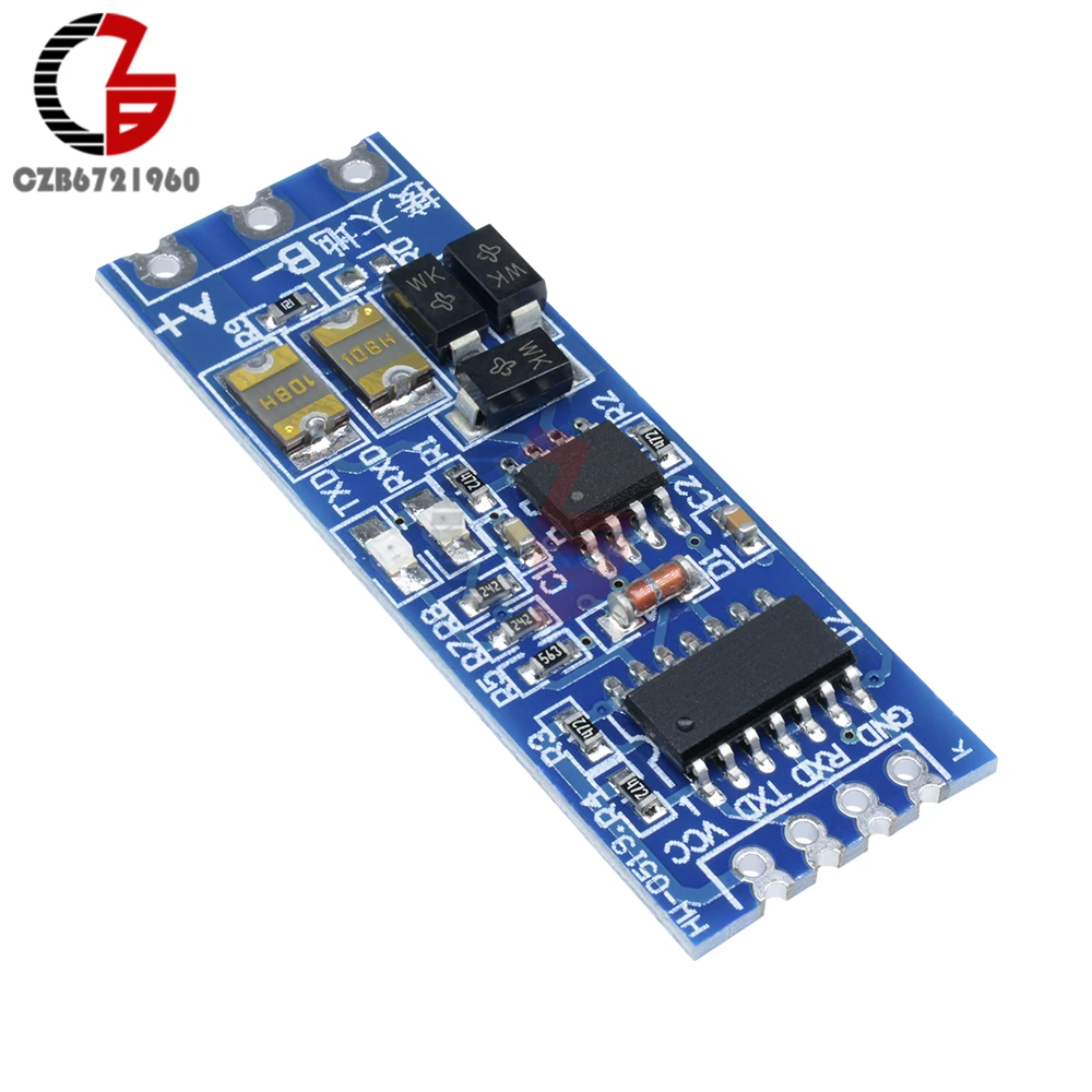 DC 3 V 5V RS485 к TTL преобразователь модуль стабильный UART серийный порт анти помех гром