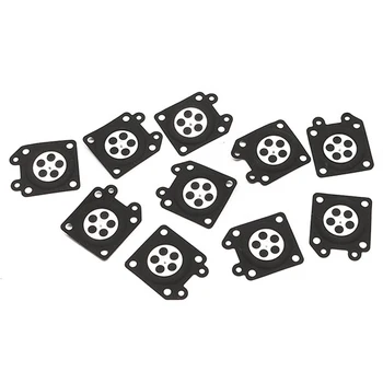 

Rubber Carburetor Carb Replacement Metering Diaphragm Repair 10pcs Chainsaw For Walbro 95-526 95-526-9 95-526-9 Black Car Set