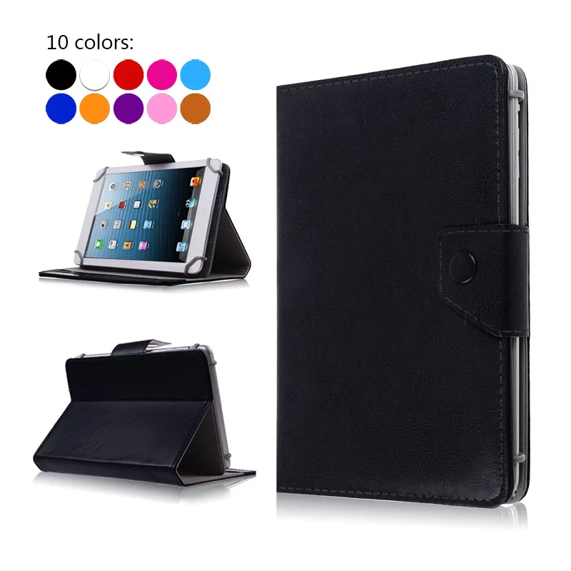 

For Mediacom SmartPad 7.0 S2 3G/SmartPad 7.0 Go 7 inch Universal Tablet Case PU Leather Stand Protector Skin Cover+3 gifts