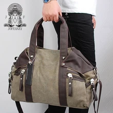 JOFEANAY2017, дизайн, холщовые сумки через плечо, мужские сумки на плечо, Мужская прошитая Холщовая Сумка