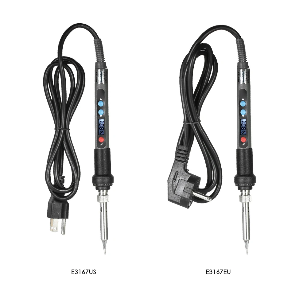 

90W Professional Digital Temperature Adjustable Electric Soldering Iron Tool Lead-free Mini Soldering Station Backlight LCD