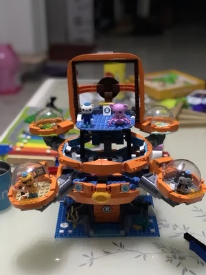 Octonauts Building Block Octo-Pod Octopod Playset & Barnacles kwazii peso Inkling 698pcs Educational octonauts Bricks Toys