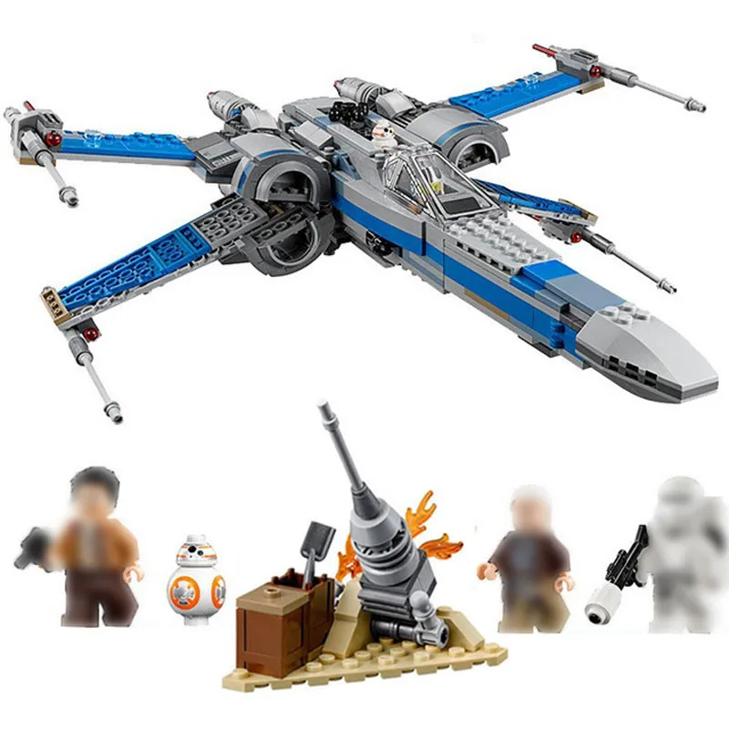 

New Sets 05029 05004 Star Wars Resistance X-Wing Fighter Compatible Legoing 75149 Model Building Kits Blocks Bricks Toys Gift