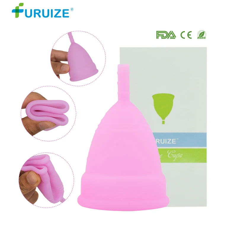 1pcs naked purple Горячая менструальная чашка для женщин Женская гигиена медицинская силиконовая чашка менструальная многоразовая Женская чашка копа менструальная, чем подушечки - Цвет: 1pcs naked purple