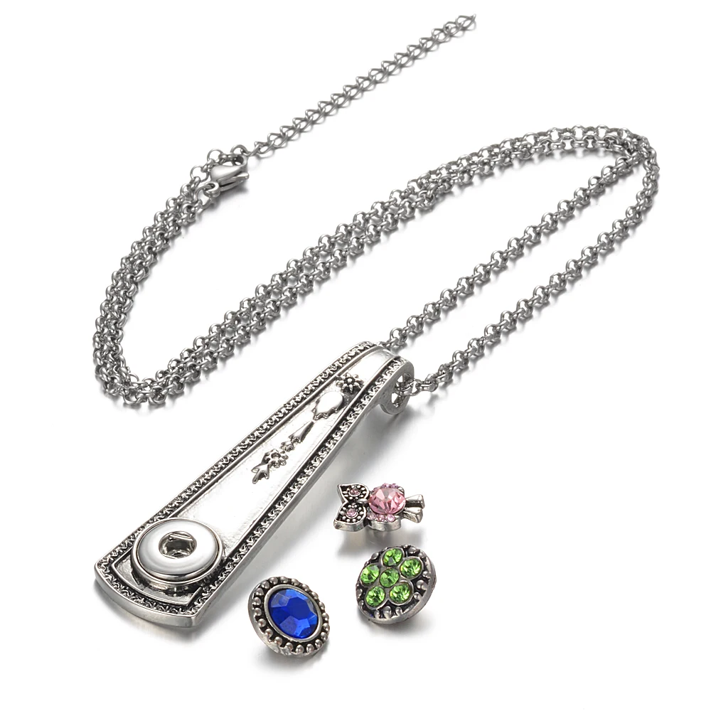 10 шт./партия, ожерелье с подвеской имбирь, подходит для 12 мм маленькая кнопка, защелка для взаимозаменяемые украшения рукоделие, подарок NN-744* 10