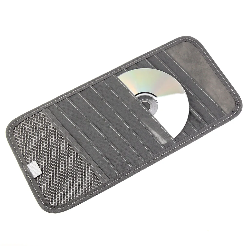 

Universal 12 Disk CD DVD Auto Car Sun Visor Holder Storage Organizer Case Beige
