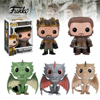 Action A Song of Ice and Fire Figure Toys Renly Baratheon Robb Stark Greywind Funko Model Toy HBO Game Of Thrones Collection Toy
