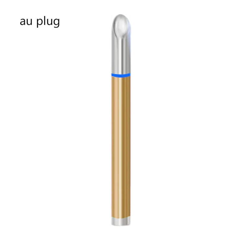 Gold AU Plug Ионный массажный инструмент для глаз Вибрация удаление морщин веснушки темные круги Отечность для разглаживания кожи увлажнитель уход оборудование - Цвет: Gold AU Plug