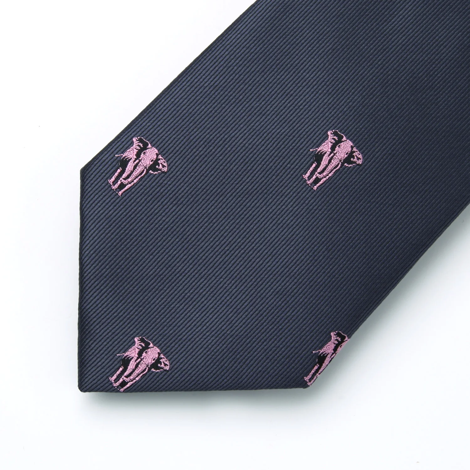 TGA10A8S, черный, розовый Шелковый галстук в виде животного, 3,4 дюймов, карманные, квадратные, вечерние, свадебный платок, набор, тканый классический мужской галстук, галстук