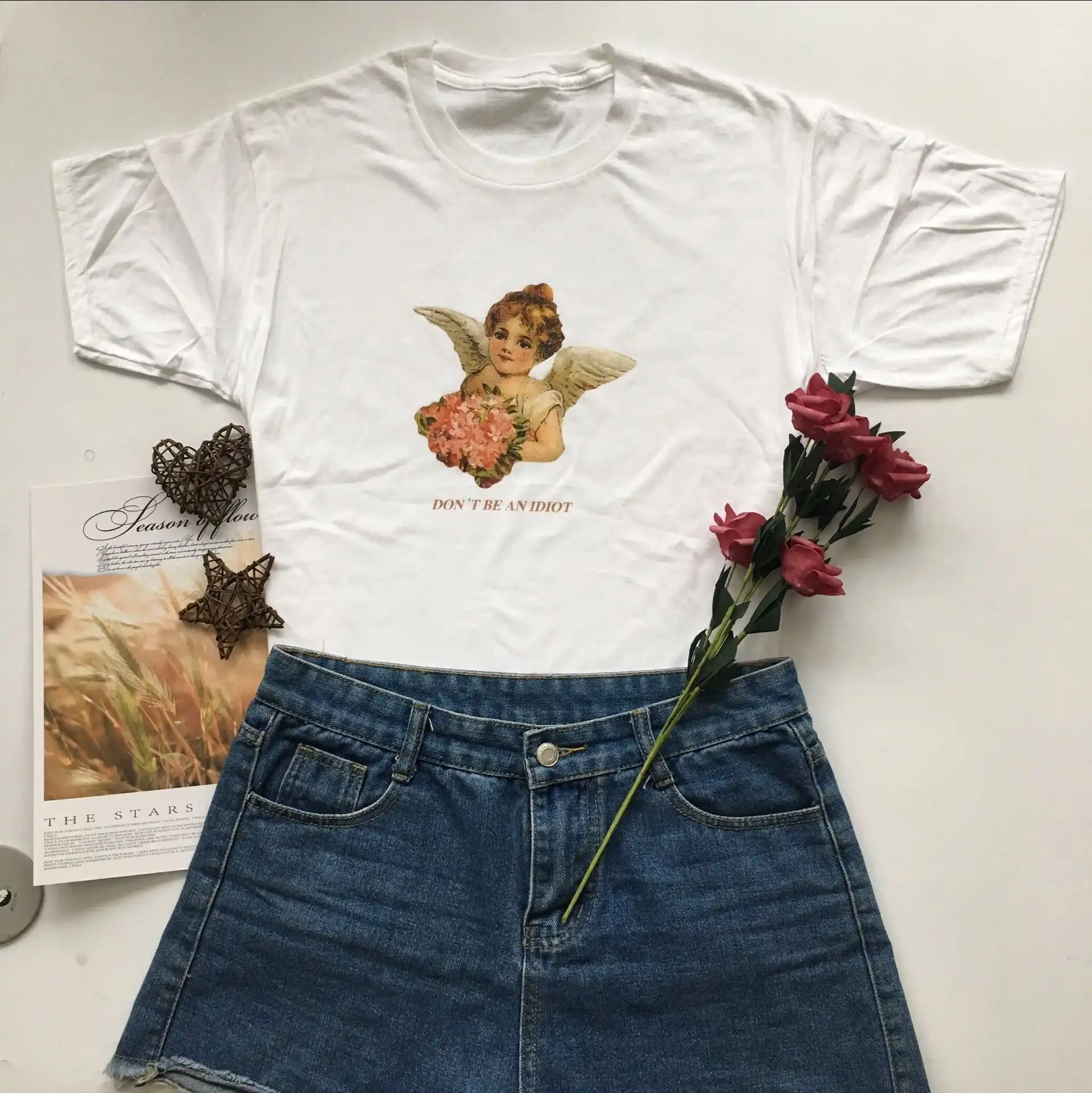 angel painting shirt