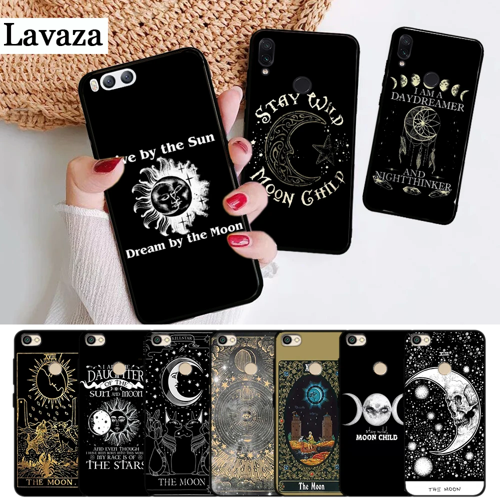 

Lavaza Augur Moon Tarot Divine Silicone Case for Xiaomi Redmi 4A 4X 5A 5 Plus S2 6 6A 7A K20 Note 4 7 Pro Prime Go