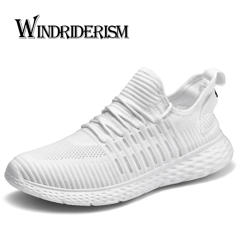

Summer New Mens Running Shoes Light Comfortable Sports Shoes Non-slip Wearable Damping Sneaker Lovers Size 35-47