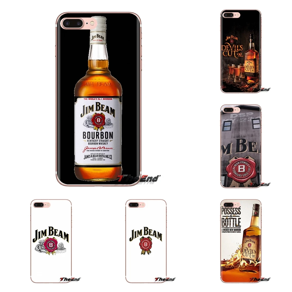 

Silicone Shell Covers drinking Jim Beam Wine art For Huawei G7 G8 P7 P8 P9 P10 P20 P30 Lite Mini Pro P Smart Plus 2017 2018 2019